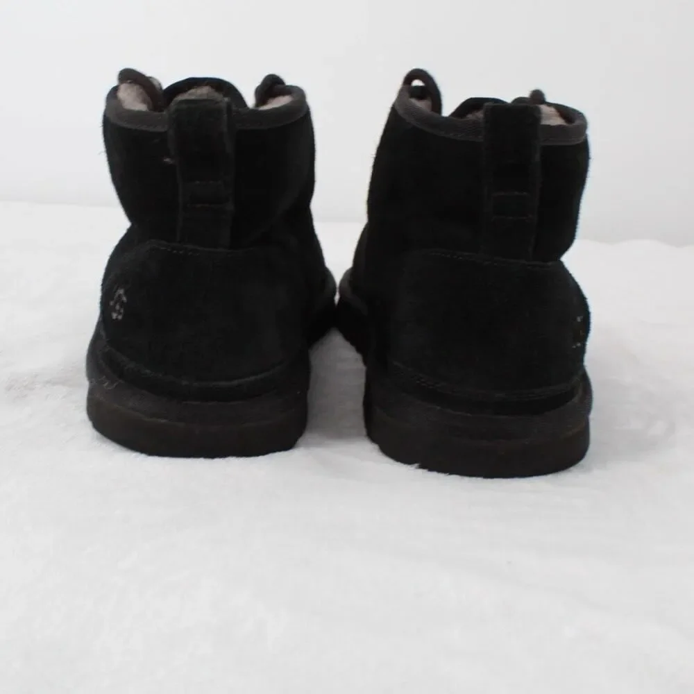 UGG NEUMEL Black Suede Sherpa Lined Chukka Boot 3236 Men Size 11
